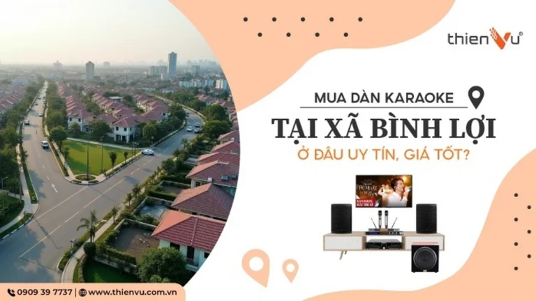 Bí quyết chọn mua dàn karaoke tại xã Bình Lợi: Cấu hình chuẩn, trải nghiệm đẳng cấp