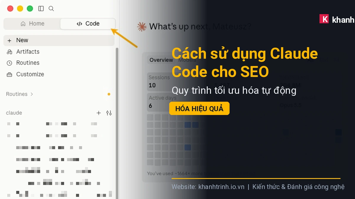 Cách sử dụng Claude Code cho SEO: Quy trình tối ưu hóa tự động hóa hiệu quả