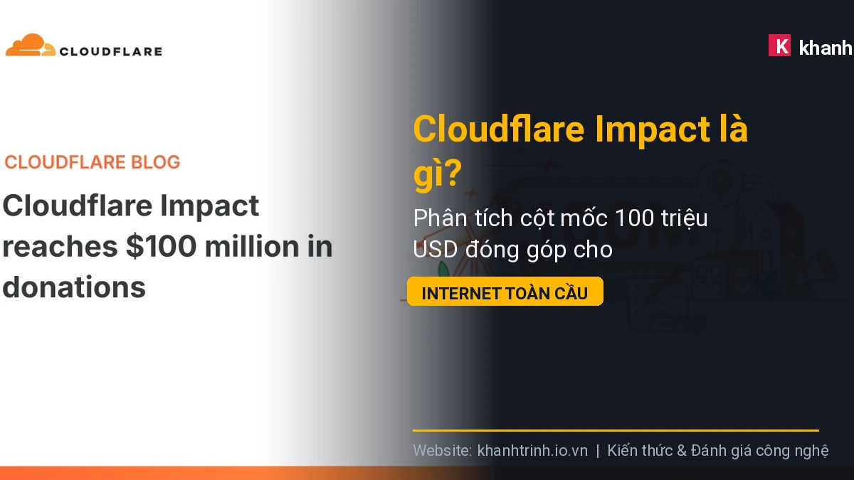 Cloudflare Impact là gì? Phân tích cột mốc 100 triệu USD đóng góp cho Internet toàn cầu