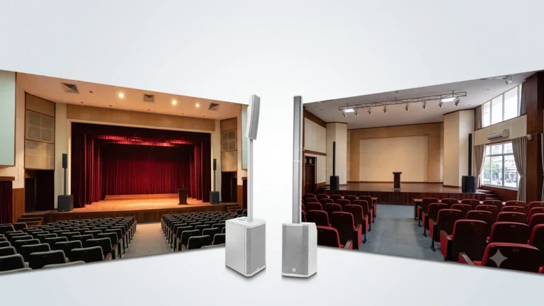 Giải Pháp Âm Thanh Hội Trường – Yorkville Sound YXL Tower12 & QSC KC12