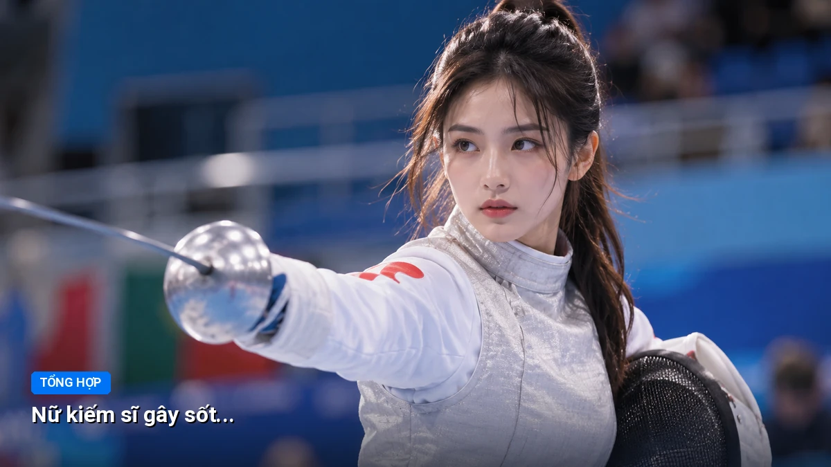 Nữ kiếm sĩ gây sốt ASIAD vì 'đẹp như AI'