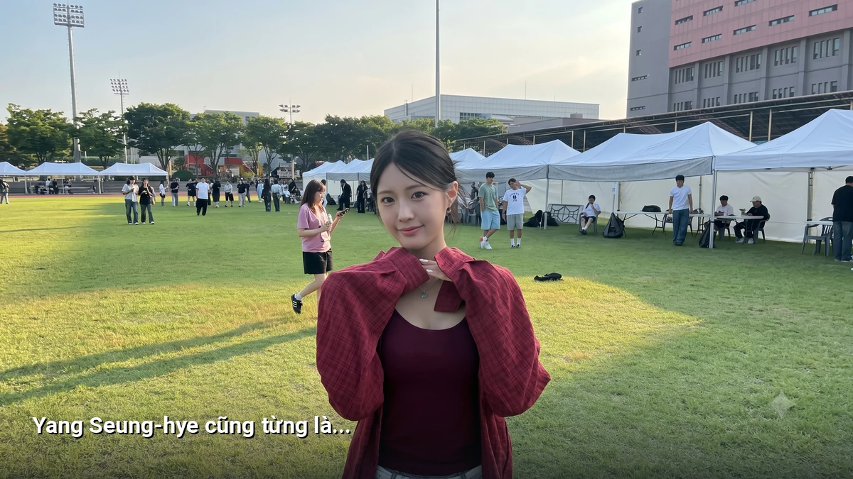 Yang Seung-hye cũng từng là một mẫu ảnh. Ảnh:Instagram Yang Seung-hye