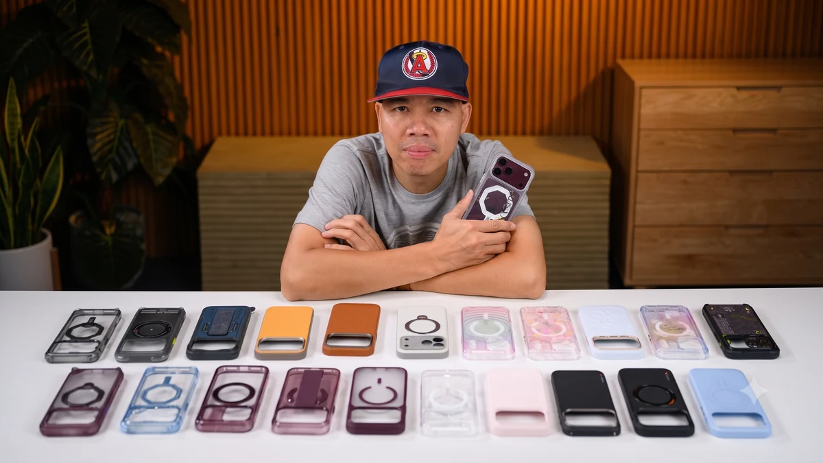 Trên tay 24 chiếc ốp lưng iPhone 18 Pro Max: Đủ phong cách từ hầm hố đến điệu đà