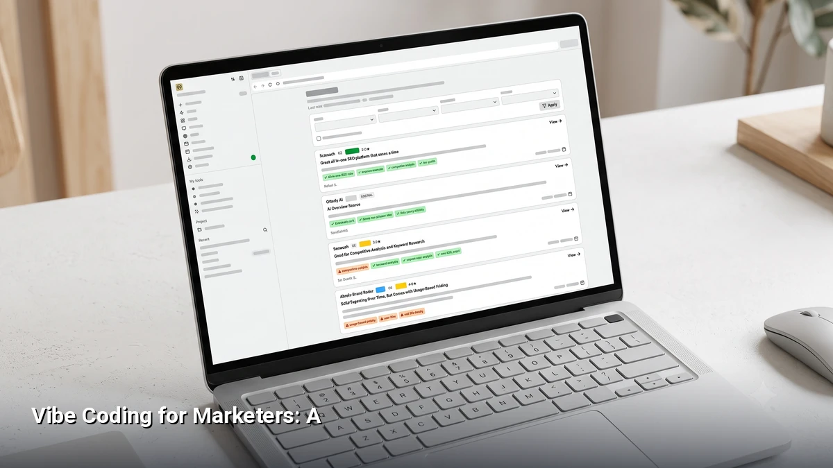 Vibe Coding for Marketers: A Beginner's Guide