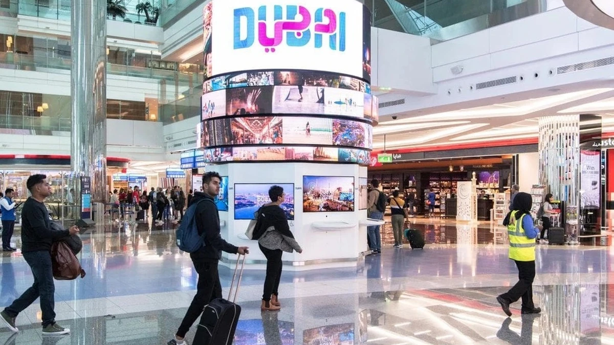 Bên trong sân bay quốc tế Dubai, UAE. Ảnh:Passenger Terminal Today