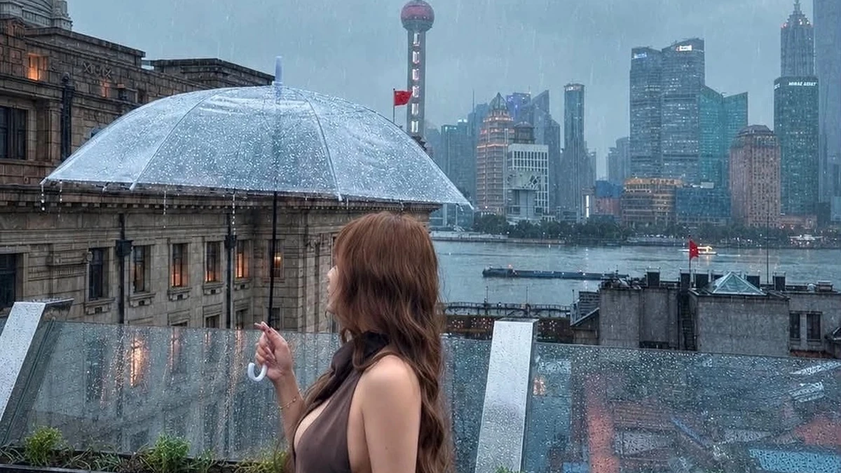 Khách Việt tham quan Thượng Hải hồi đầu năm. Ảnh:Hoàng Ngọc Bảo Trâm