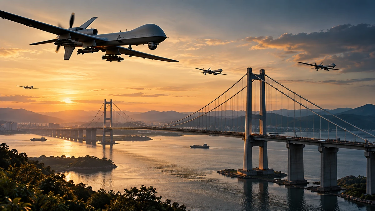 Tại sao cầu treo trở thành mục tiêu ưu tiên trong tác chiến UAV?
