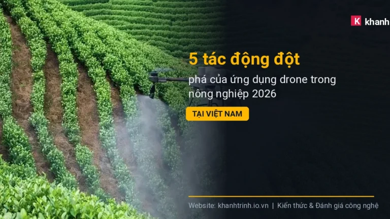 5 tác động đột phá của ứng dụng drone trong nông nghiệp 2026 tại Việt Nam