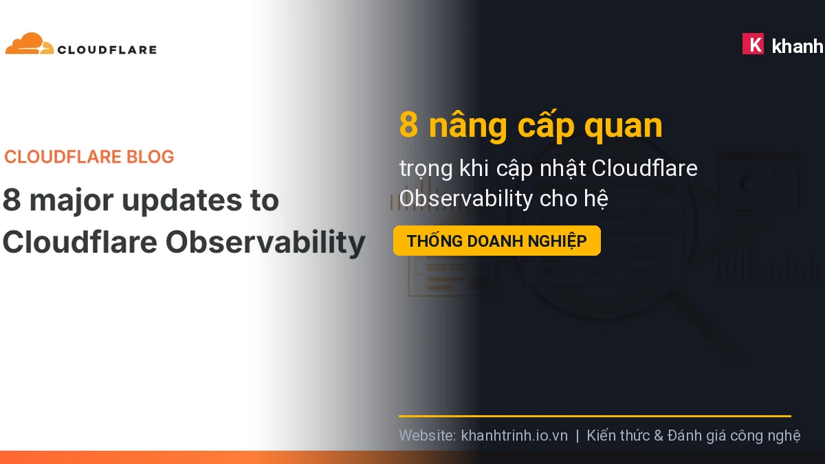 8 nâng cấp quan trọng khi cập nhật Cloudflare Observability cho hệ thống doanh nghiệp