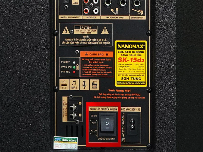 AC và DC trên loa kéo 2