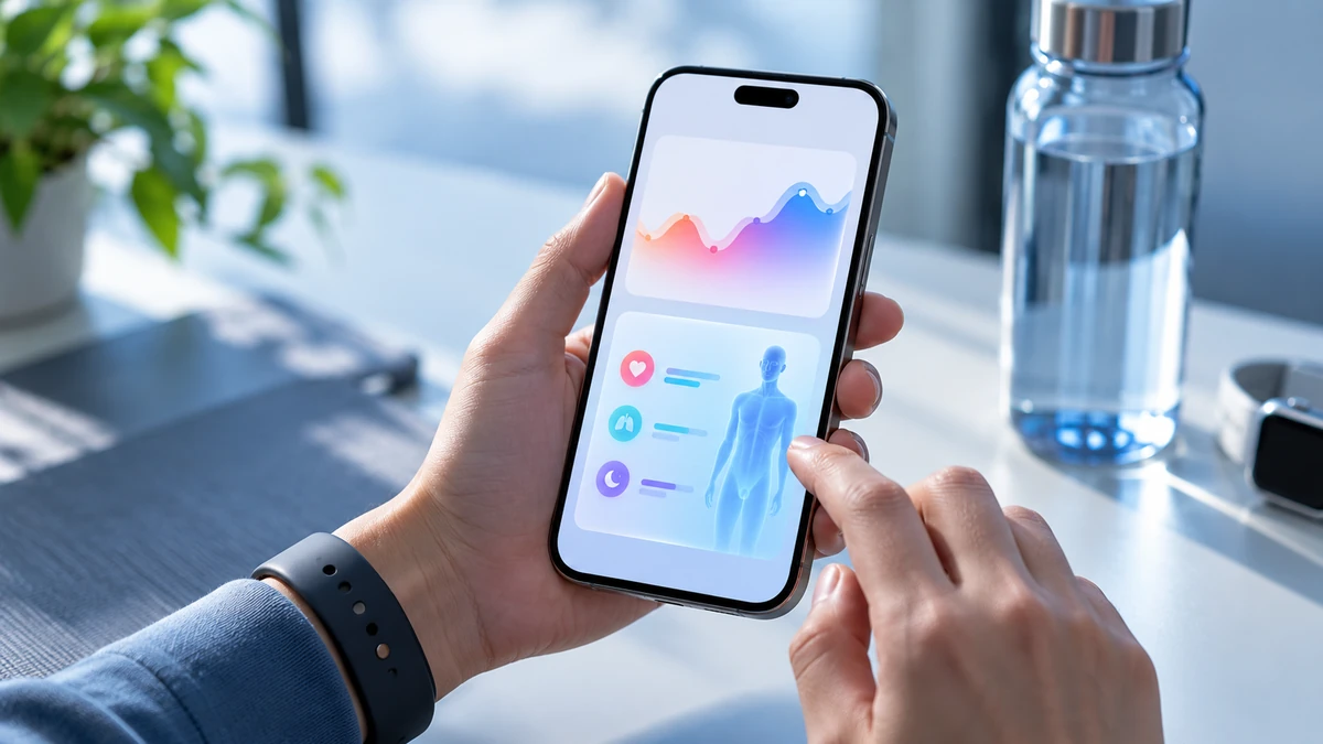 Cận cảnh giao diện ứng dụng Apple Health mới với hai khu vực Insights và Longevity trên màn hình iPhone