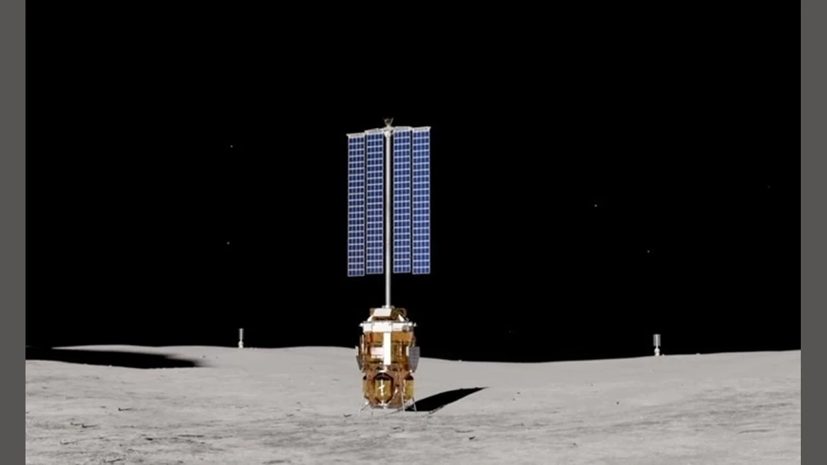 Mô phỏng quá trình hạ cánh và triển khai tháp năng lượng Power Tower của Blue Origin. Video:Blue Origin