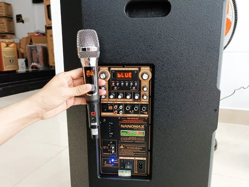 cài tần số micro loa kéo