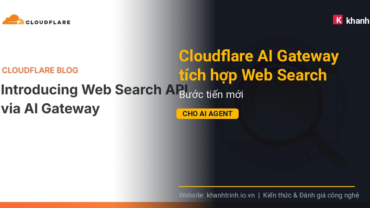 Cloudflare AI Gateway tích hợp Web Search API: Bước tiến mới cho AI Agent