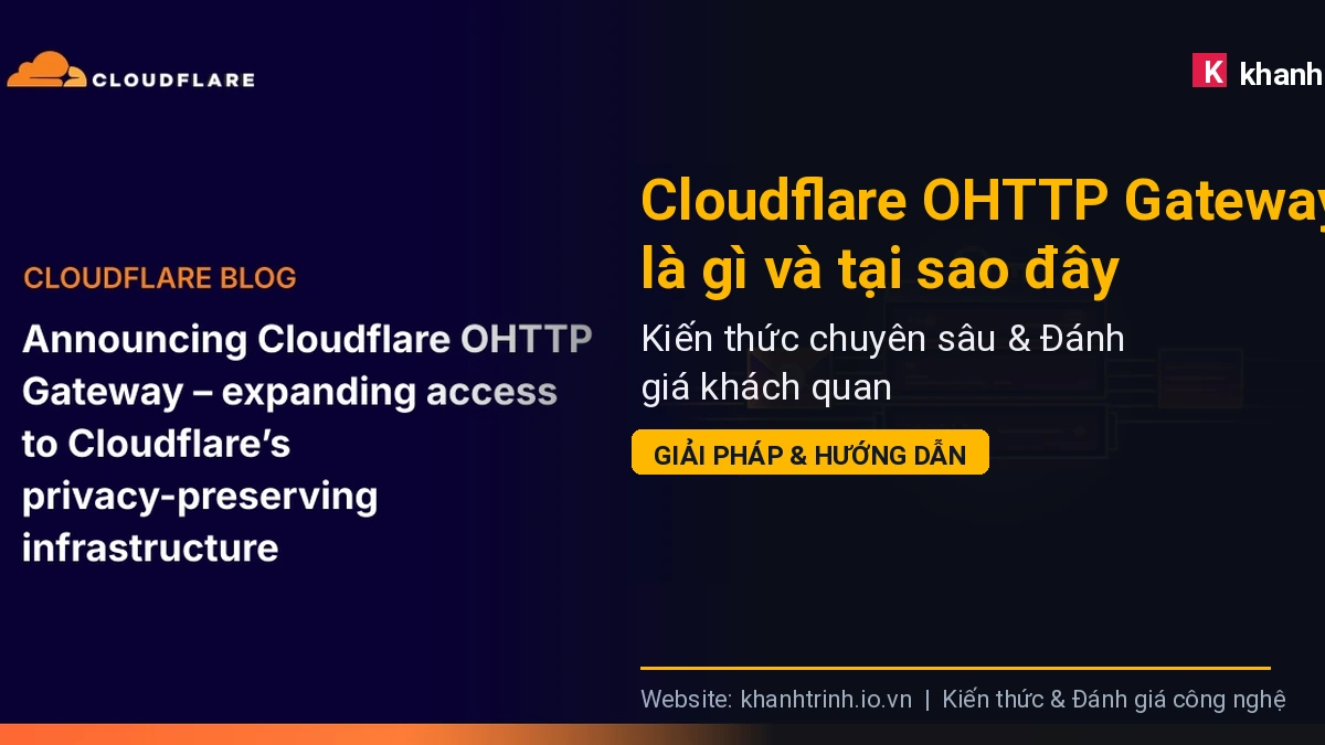 Cloudflare OHTTP Gateway là gì và tại sao đây là bước tiến mới trong bảo mật quyền riêng tư?