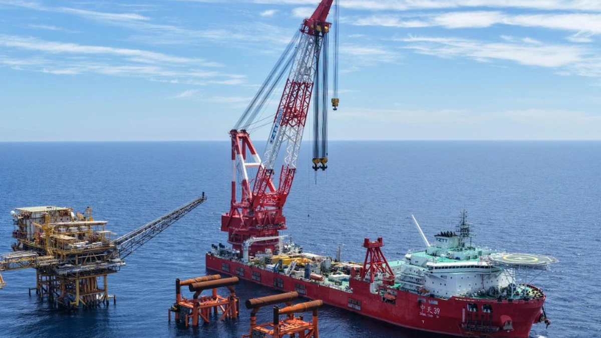 Công nghệ giàn khí thu hồi CO2 ngoài khơi của Trung Quốc: Bước tiến mới trong khai thác bền vững