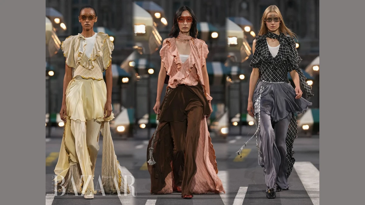 Cảm giác nhẹ tênh là ý tưởng chủ đạo của bộ sưu tập. Ảnh: Louis Vuitton