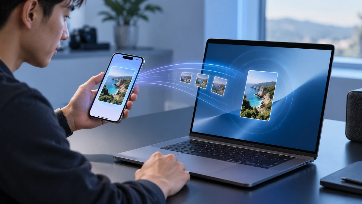Test nhanh tốc độ AirDrop của iOS 27 và macOS 27, tốc độ quá ổn, đặc biệt là khi không có kết nối...