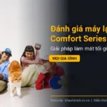 Đánh giá máy lạnh Sanyo Comfort Series: Giải pháp làm mát tối giản cho mọi gia đình