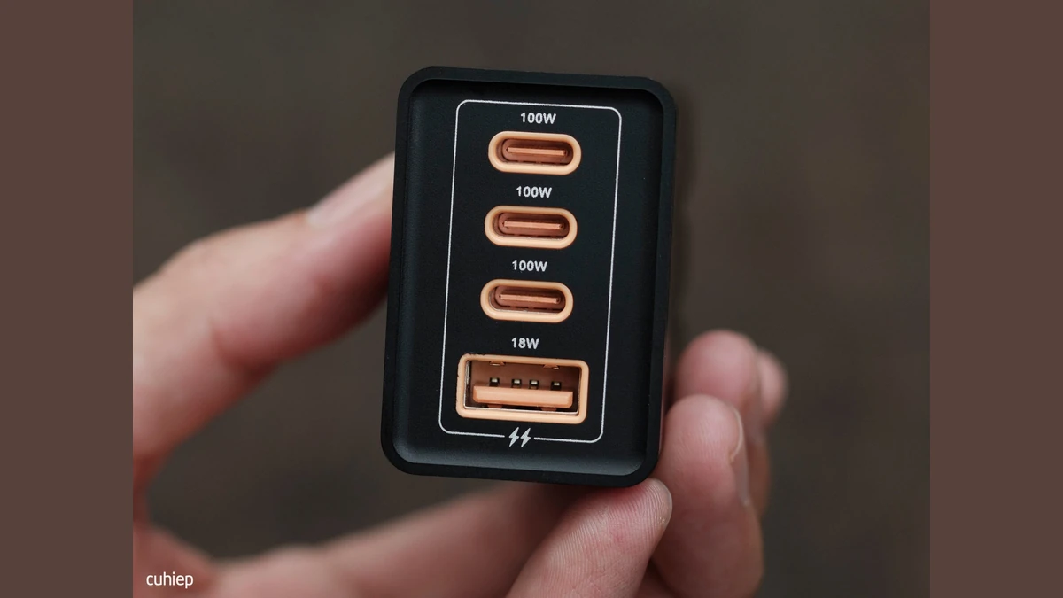 Anker Powerport Atom PD1 mà Tinh Tế vừa có dịp trên tay chính là cục sạc 30W nhỏ nhất thế giới tính đến thời điểm hiện tại và bí quyết để cho nó sở hữu một kích thước nhỏ đến kinh ngạc như vậy nằm ở loại vật liệu mới thay cho silicon: gallium...
