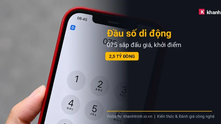 Đầu số di động 075 sắp đấu giá, khởi điểm 2,5 tỷ đồng