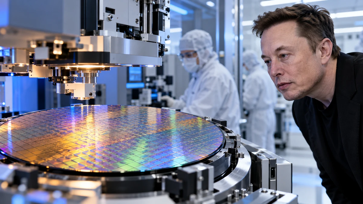 Cận cảnh wafer bán dẫn tiên tiến trong fab với thiết bị sản xuất chip, nhấn mạnh vai trò công nghệ và kinh nghiệm chế tạo của TSMC
