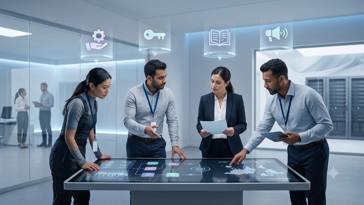 The governance RACI (Responsible, Accountable, Consulted, Informed) for enterprise marketing automation