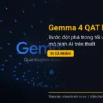 Gemma 4 QAT là gì? Bước đột phá trong tối ưu hóa mô hình AI trên thiết bị cá nhân