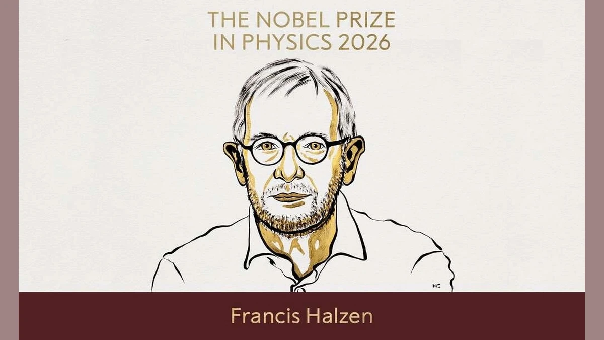 Francis Halzen là chủ nhân giải Nobel Vật lý 2026. Ảnh:Nobel Prize