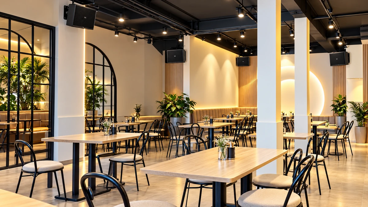 Giải pháp âm thanh quán ăn Vee Ayy Food: Tối ưu trải nghiệm khách hàng với hệ thống chuyên nghiệp