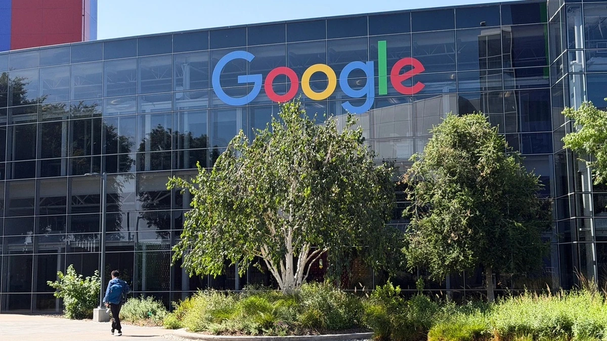 Logo Google tại trụ sở hãng ở Mountain View, California, Mỹ, tháng 5/2026. Ảnh:Lưu Quý