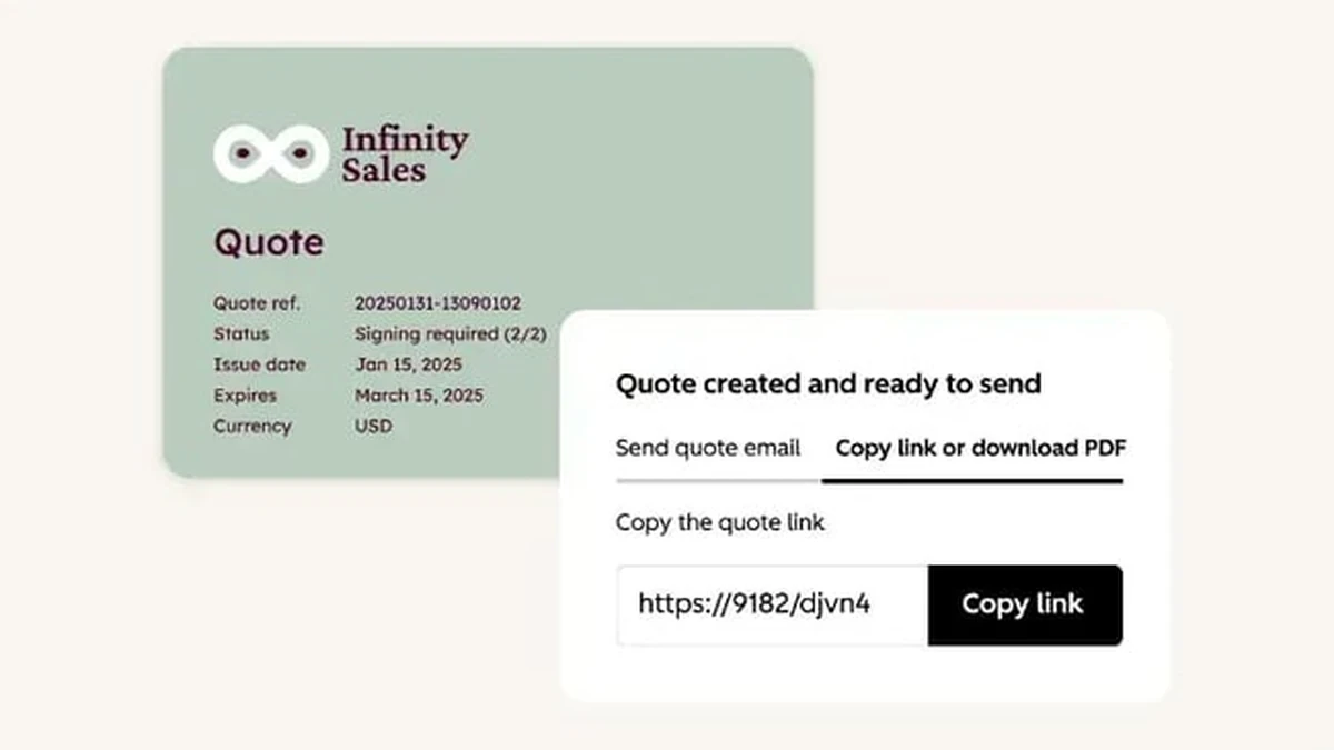 Image of quoting module in HubSpot, which is an important part of the GTM tech stack