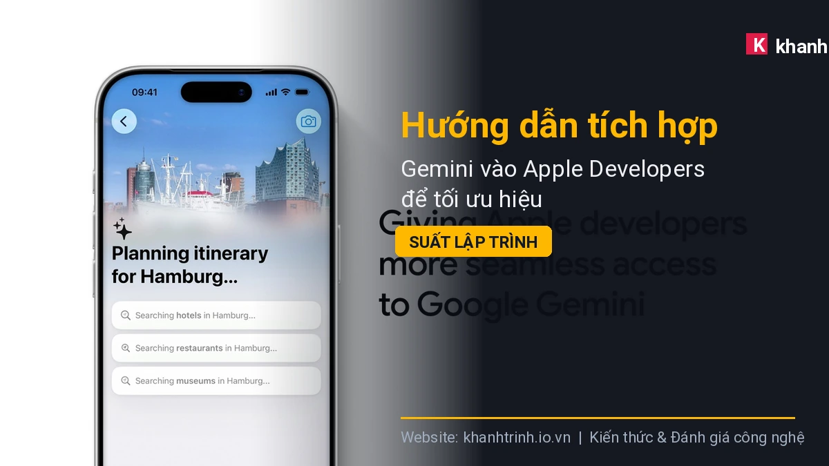 Hướng dẫn tích hợp Gemini vào Apple Developers để tối ưu hiệu suất lập trình