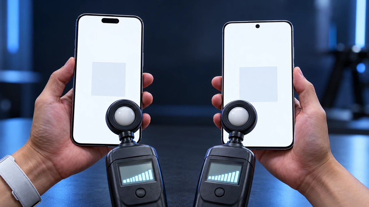 Apple iPhone 18 Pro Max trang bị màn 6,9 inch, độ sáng tối đa 3.000 nit. Huawei Pura X View màn 6,39 inch, độ sáng tối đa 6.500 nit. Bình thường màn iPhone 18 Pro Max đã thuộc nhóm sáng cao, nhưng khi đặt cạnh Pura X View thì trông khiêm tốn hơn...