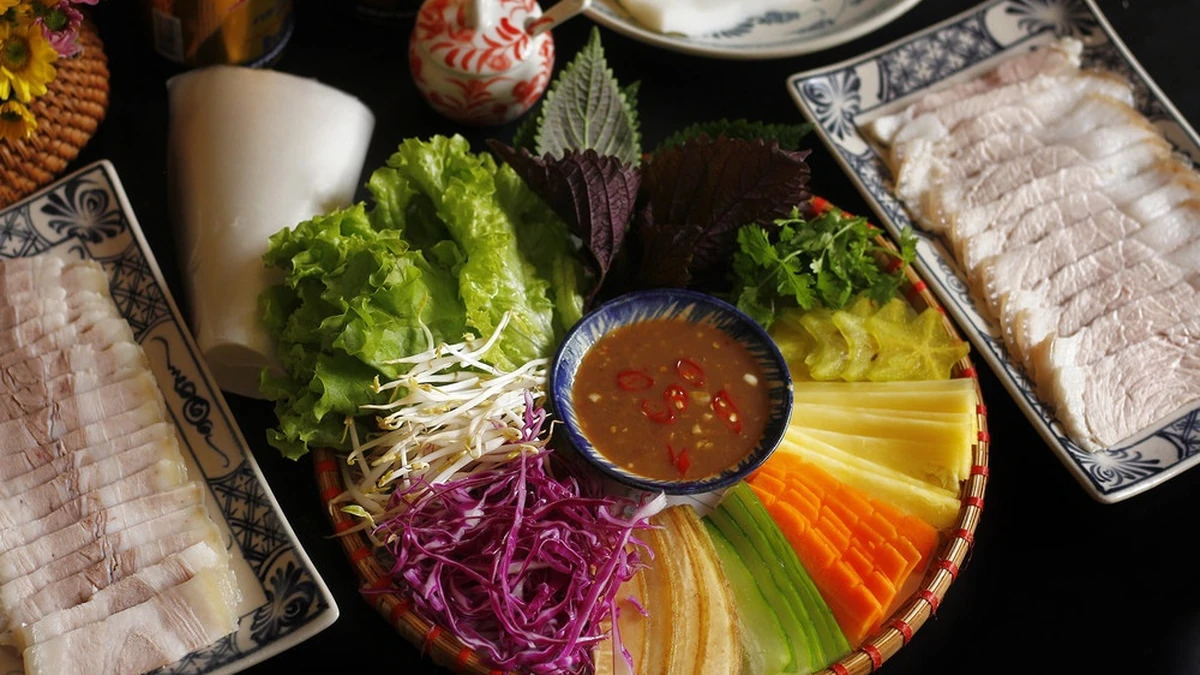Bánh Tráng Cuốn Thịt Heo - Đậm Đà Hương Vị Đà Nẵng