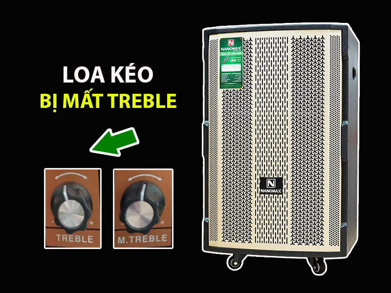 Loa kéo bị mất Treble