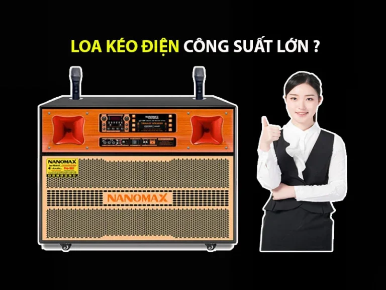 Top 4 Loa Kéo Điện Nanomax Công Suất Lớn: Hướng Dẫn Chọn Mua Chuyên Sâu
