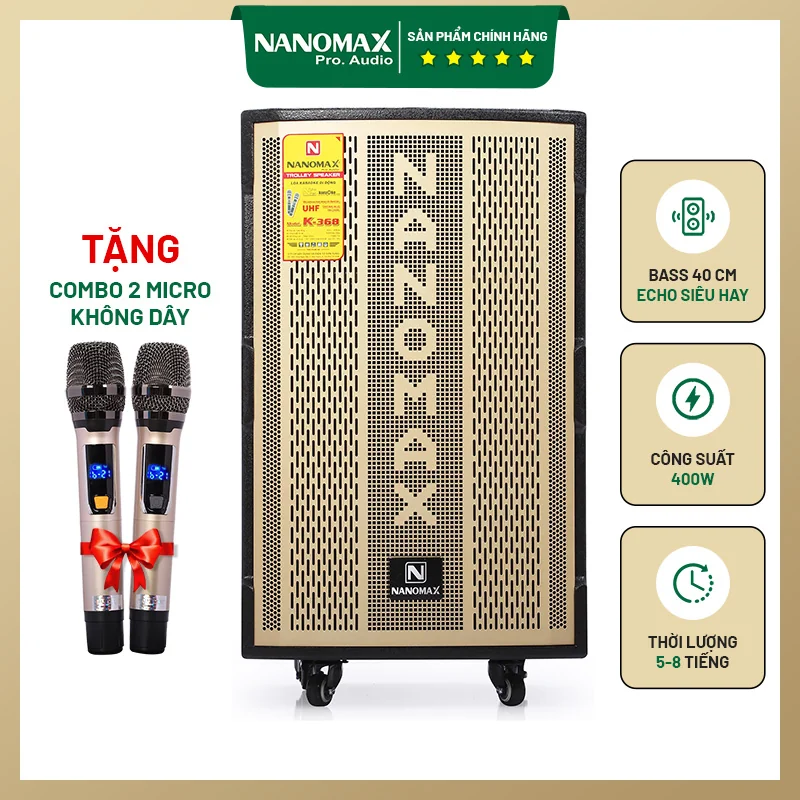 Loa kéo nanomax k-368