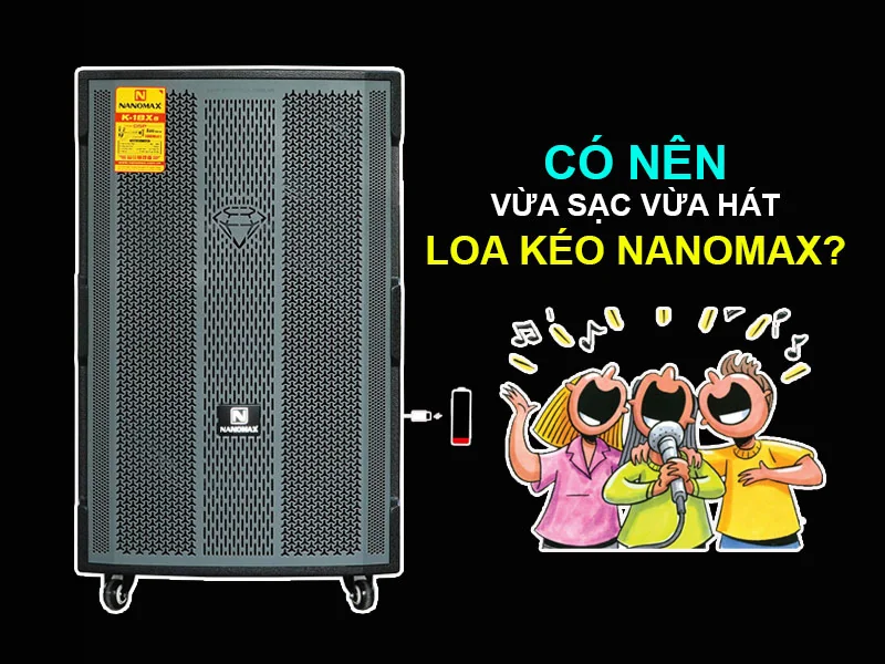 Loa kéo vừa sạc vừa hát 1