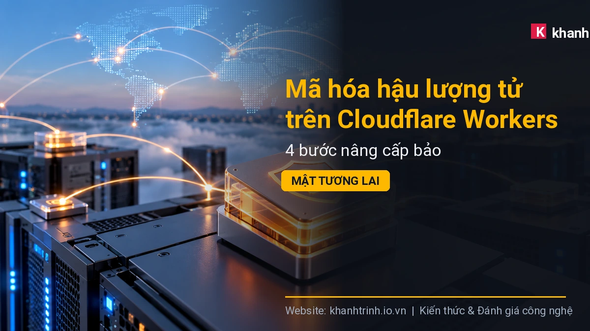 Mã hóa hậu lượng tử trên Cloudflare Workers: 4 bước nâng cấp bảo mật tương lai