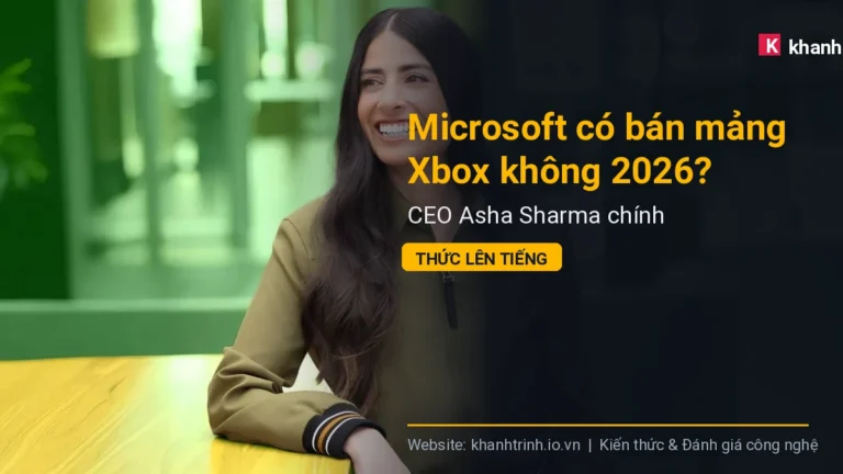 Microsoft có bán mảng Xbox không 2026? CEO Asha Sharma chính thức lên tiếng