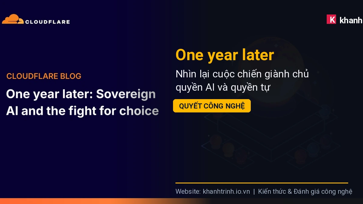 One year later: Nhìn lại cuộc chiến giành chủ quyền AI và quyền tự quyết công nghệ