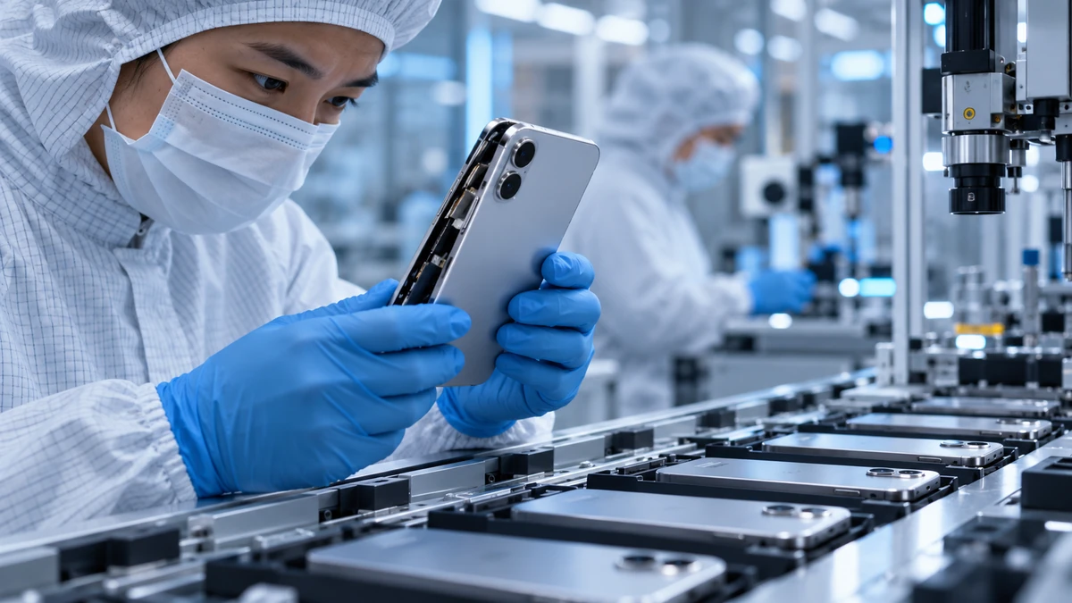 Bản chất sự cố sản xuất iPhone Duo 2026