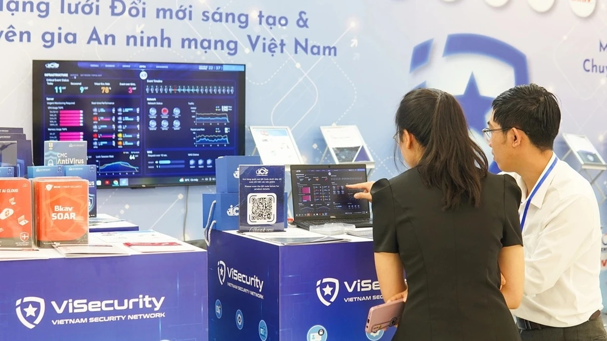 Sản phẩm công nghệ giới thiệu tại Triển lãm Đổi mới sáng tạo, tháng 10/2025. Ảnh:Lưu Quý
