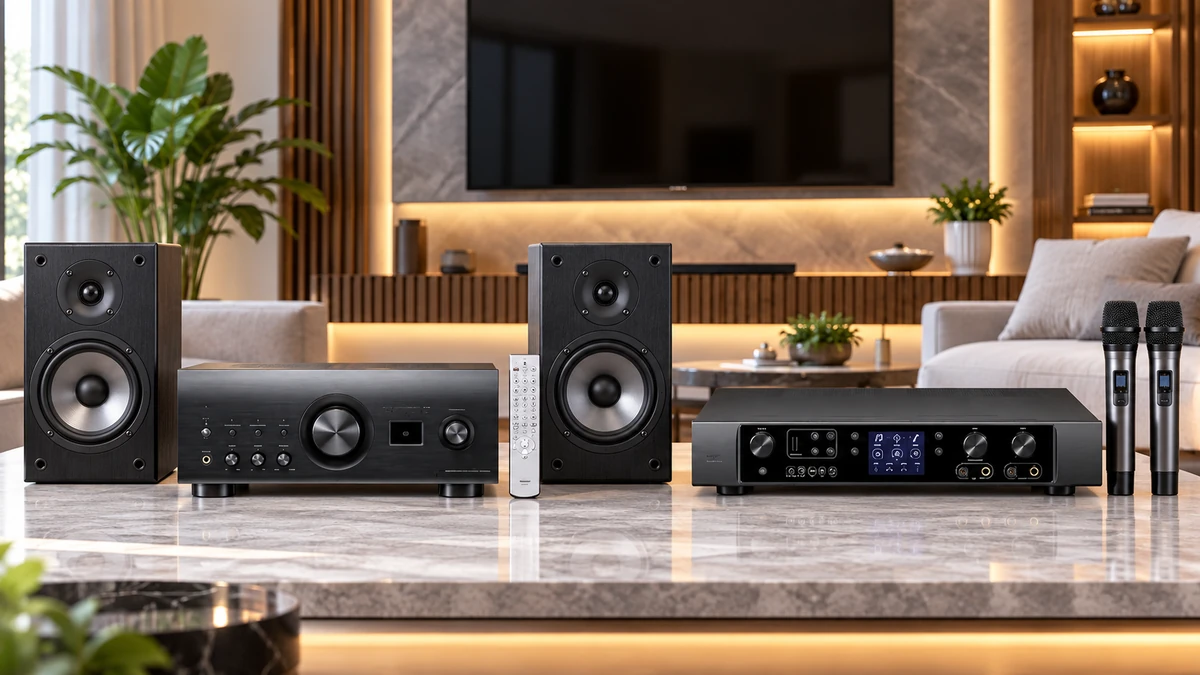 So sánh amply nghe nhạc và amply karaoke: 4 khác biệt kỹ thuật quan trọng cần lưu ý