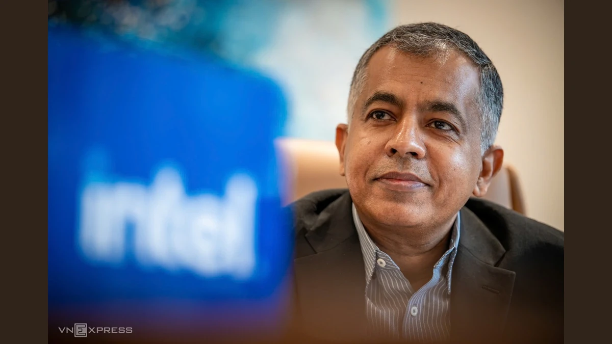 Ông George Chacko, Tổng giám đốc Intel Đông Nam Á, Australia và New Zealand. Ảnh:Trọng Đạt
