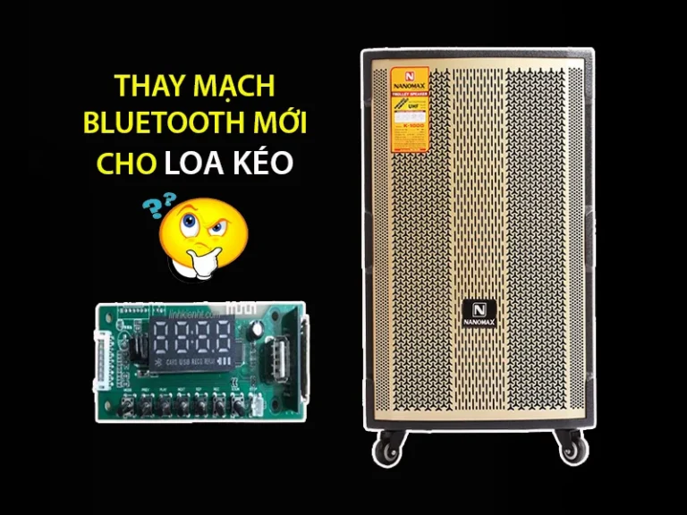 Hướng dẫn thay Bluetooth cho loa kéo tại nhà: Chi tiết & Lưu ý kỹ thuật