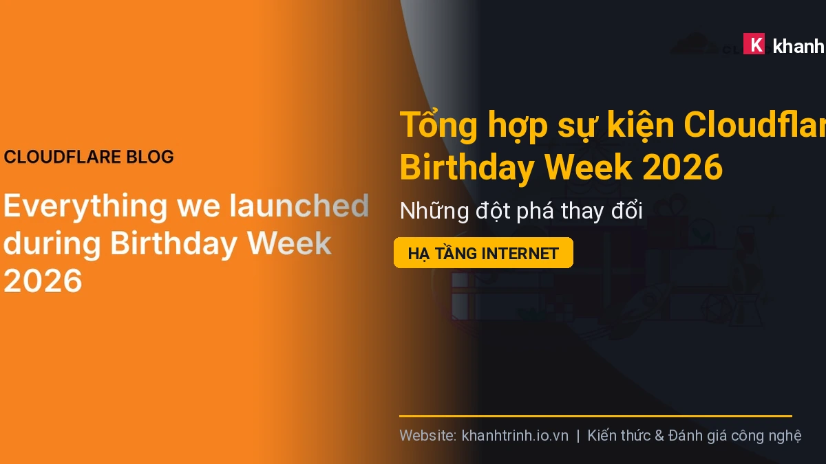 Tổng hợp sự kiện Cloudflare Birthday Week 2026: Những đột phá thay đổi hạ tầng internet