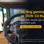 Vô lăng gaming tập lái xe 2026: Có thực sự hiệu quả cho người mới?